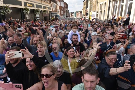 The Mayor. Councillor Mrs Christine Bateson and Town Crier, Chris Brown will be reading out the Proclamation of the Accession of King Charles III to the throne on Sunday 11th September
Castle Hill, Windsor