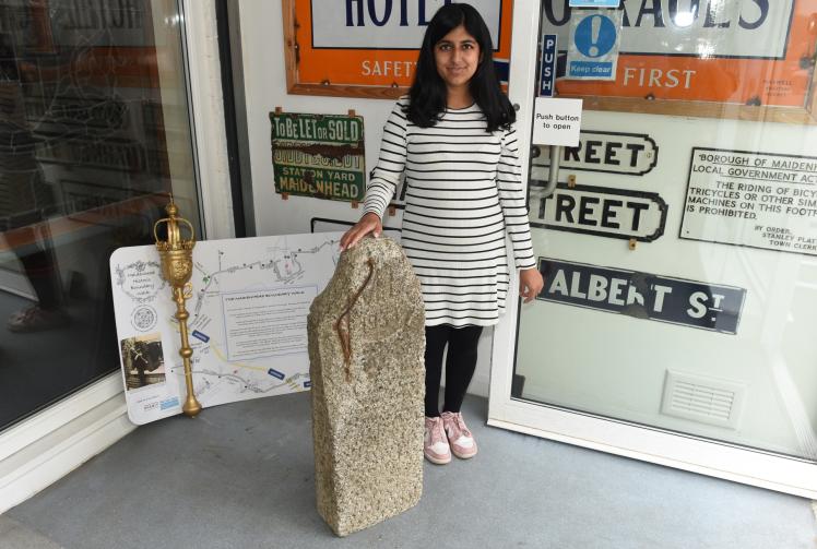 ‘Golden memento’ of Maidenhead history goes on display as stone mystery continues