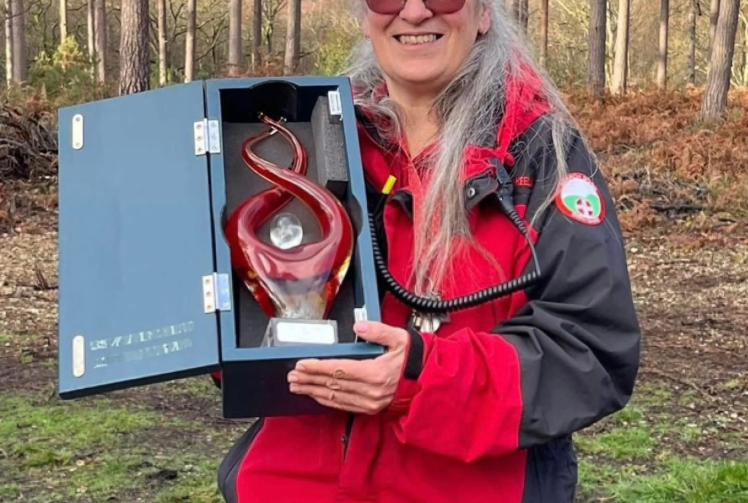 Award for Henley vets dispenser for training  search and rescue dog